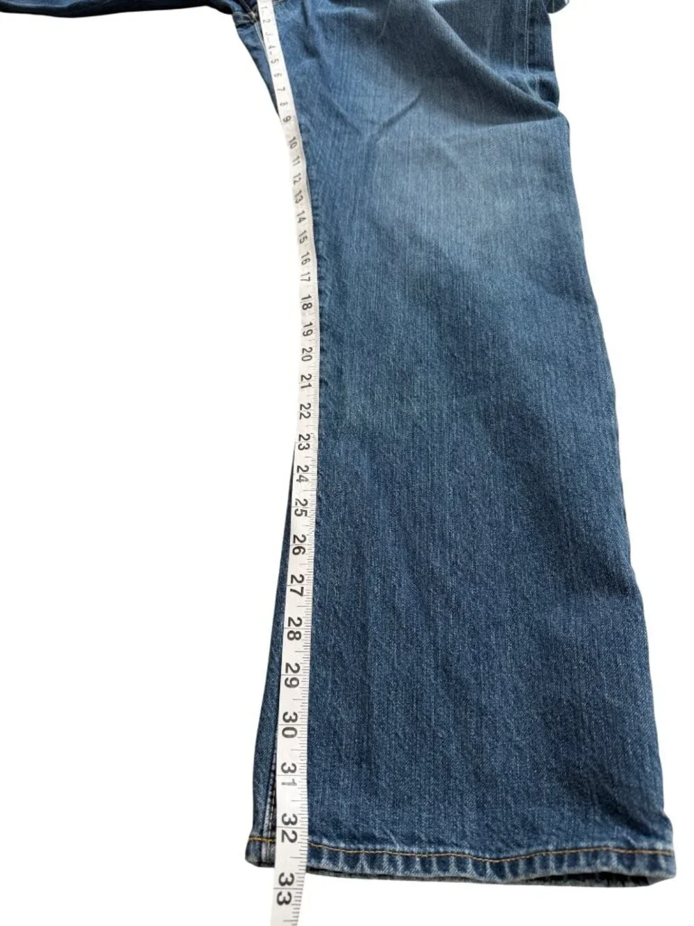 Polo Ralph Lauren Mens Size 38x32 Jeans Blue Straight Leg Denim Vintage
